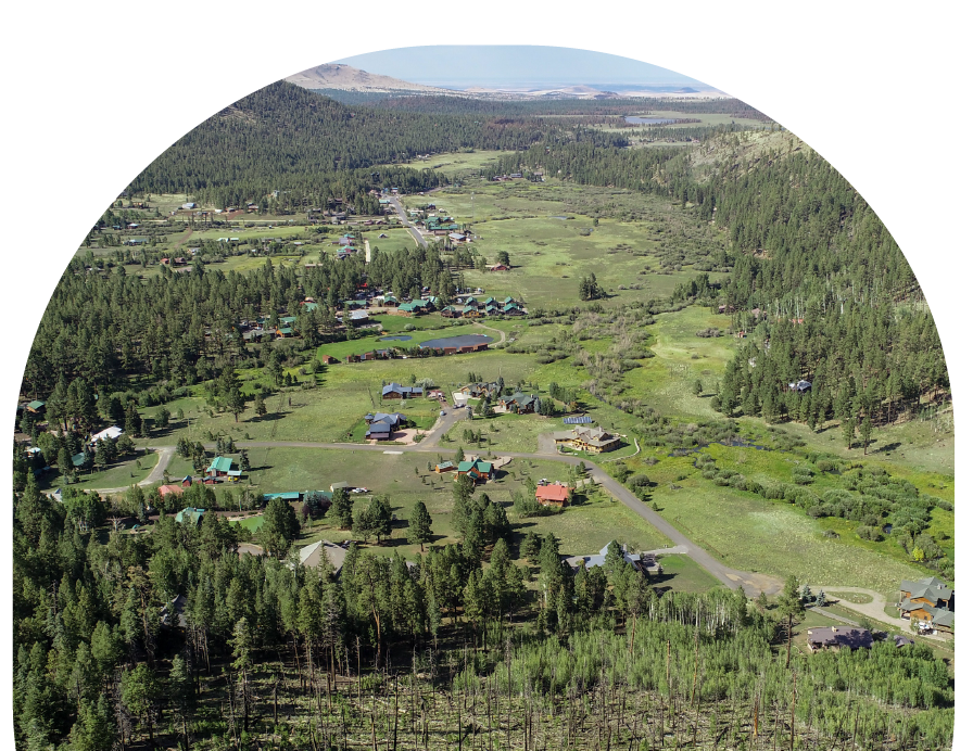 Ariel view of Greer, Arizona