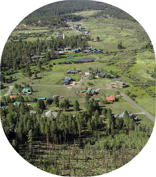 Ariel view of Greer, Arizona